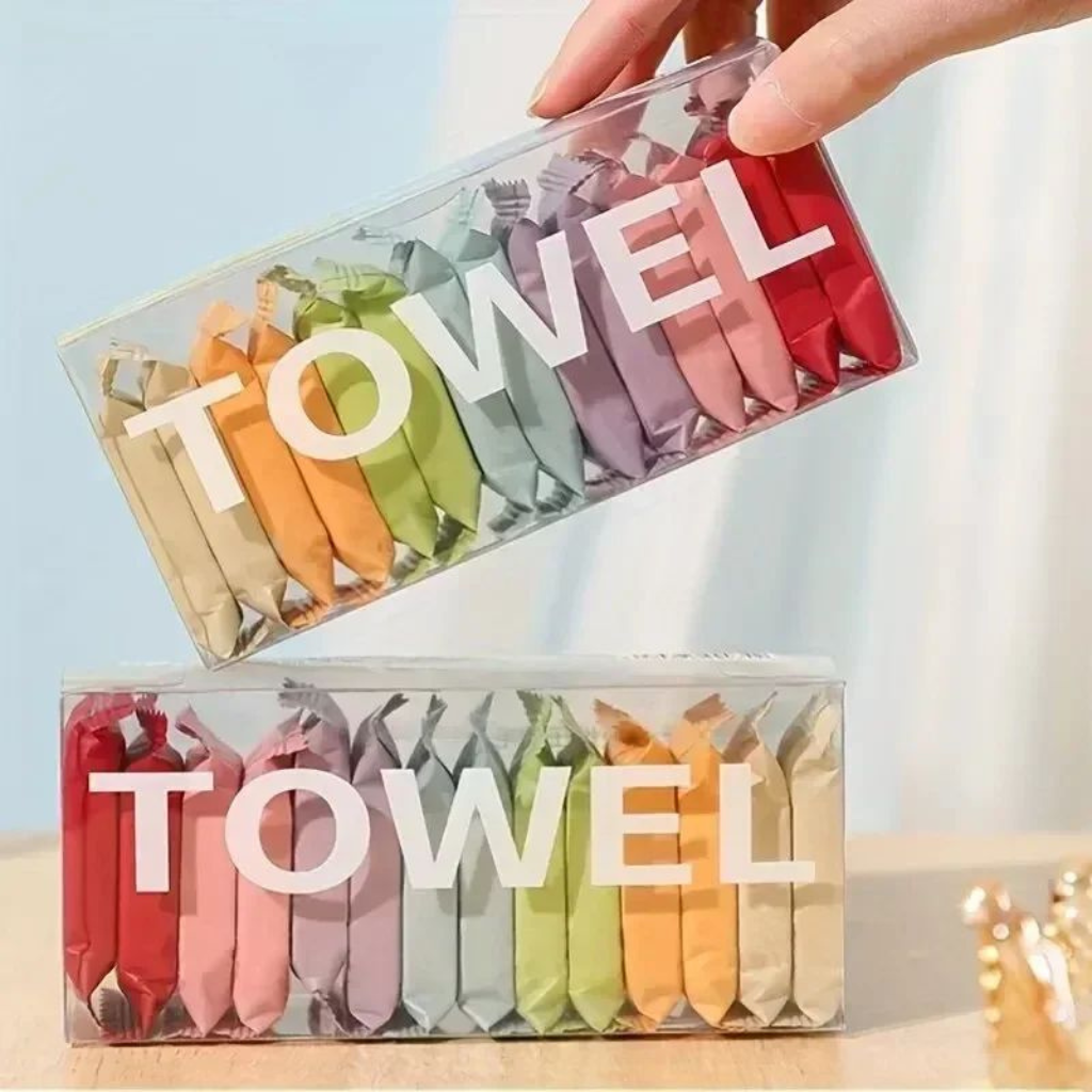 Compressed Towel Tablets β Disposable Face Wipes for Travel & Outdoor (14/20Pcs)