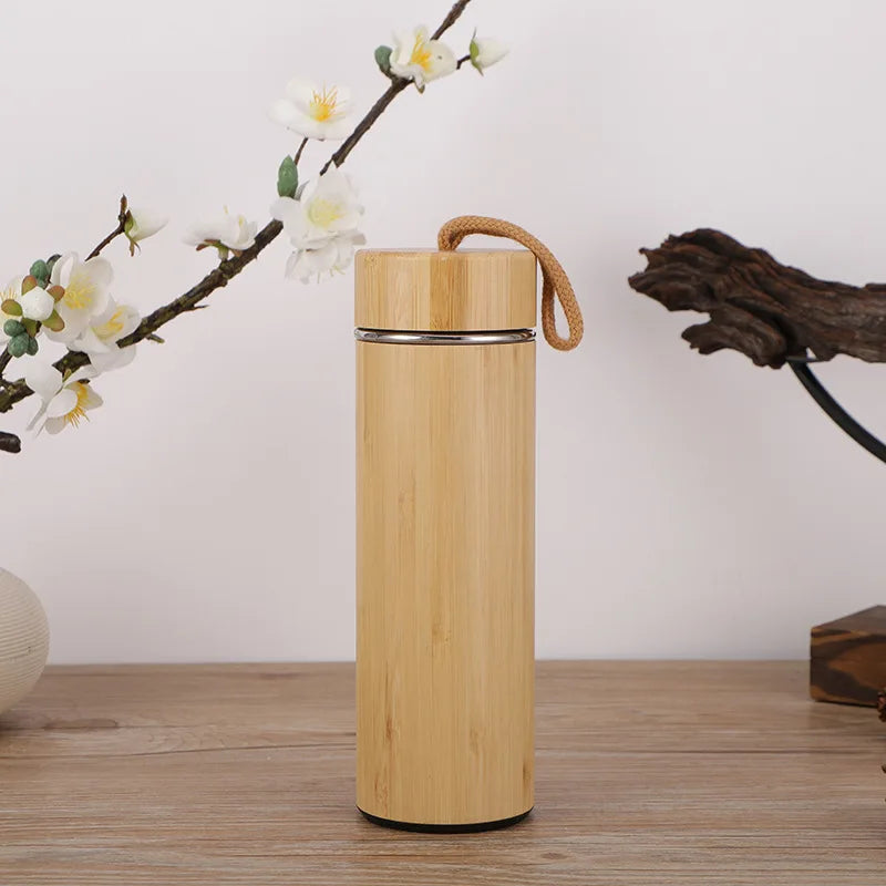 Eco-Friendly Bamboo Insulated Thermos™
