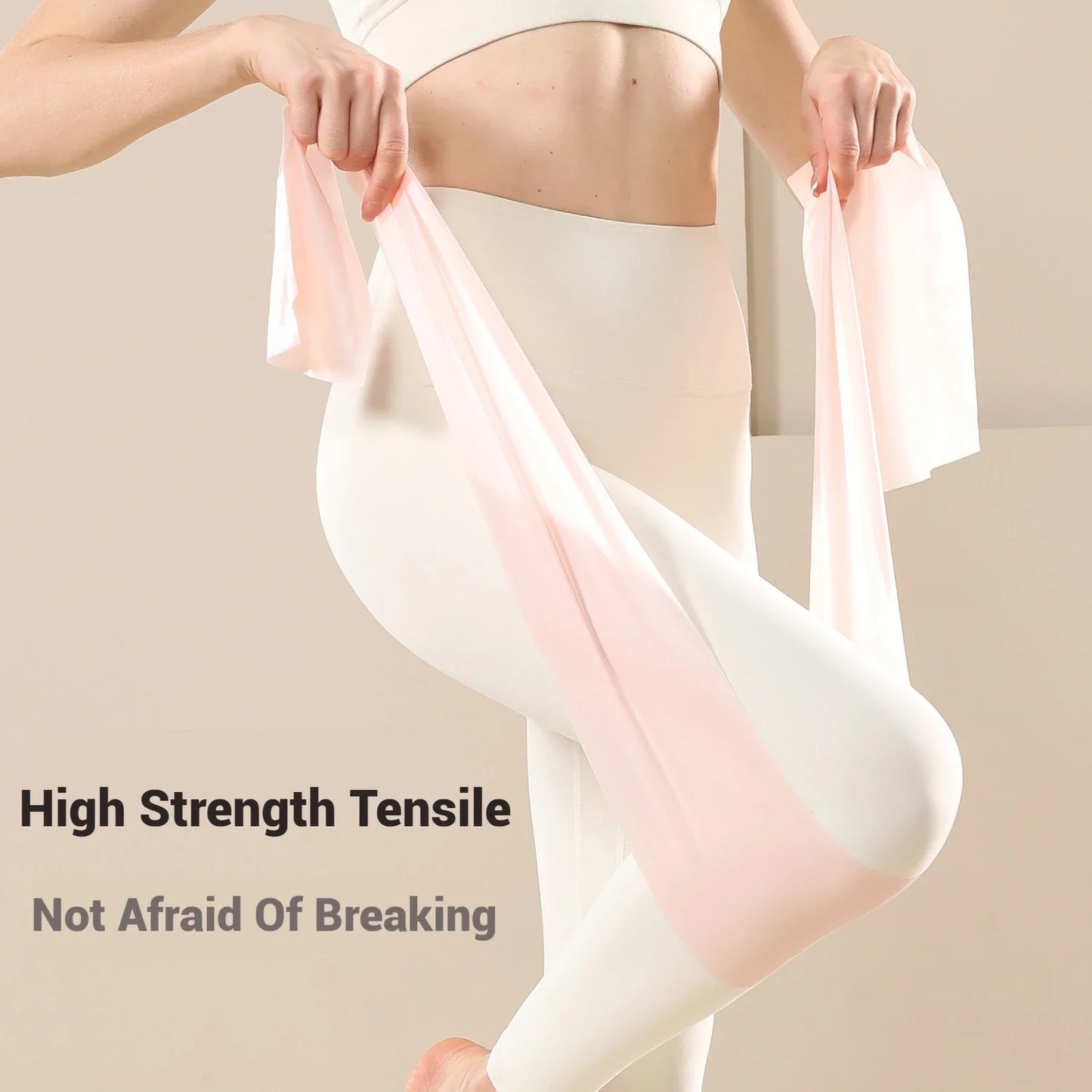 Yoga Resistance Band – Stretching Strap for Flexibility & Home Workout