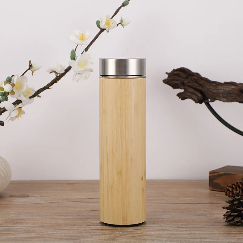 Eco-Friendly Bamboo Insulated Thermos™