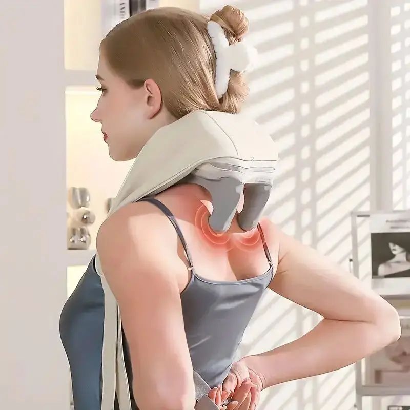 Neck & Shoulder Massager with Heat – Ergonomic Design for Ultimate Comfort