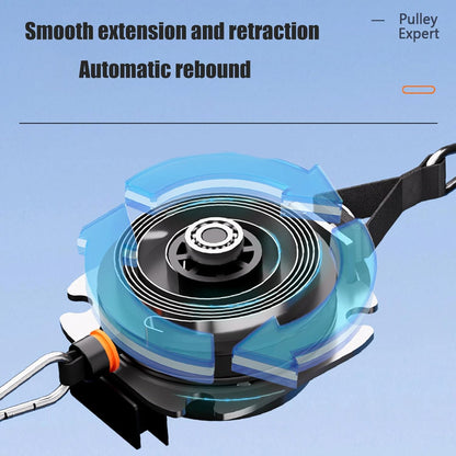 Adjustable Resistance Strength Training Puller with Counter for Home Gym