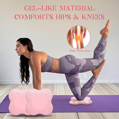 Thickened Yoga Kneeling Mat – Shock Absorption Knee & Elbow Support Pad