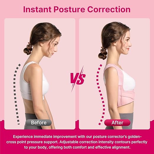 Adjustable Back Brace – Pain Relief & Posture Corrector for Men & Women