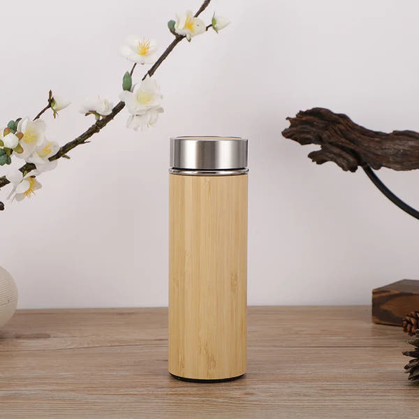 Eco-Friendly Bamboo Insulated Thermos™