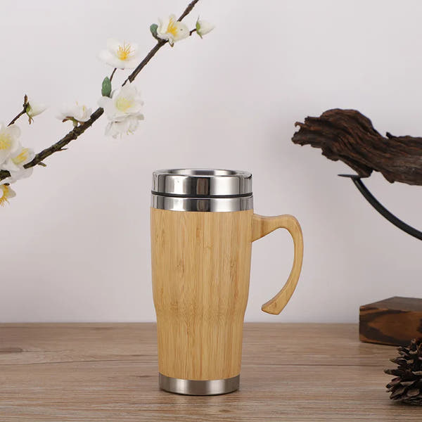 Eco-Friendly Bamboo Insulated Thermos™