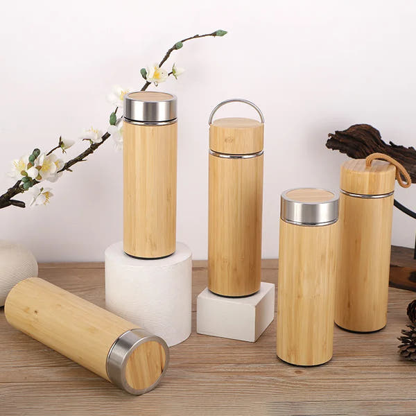 Eco-Friendly Bamboo Insulated Thermos™
