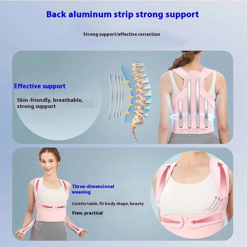 Adjustable Back Brace – Pain Relief & Posture Corrector for Men & Women