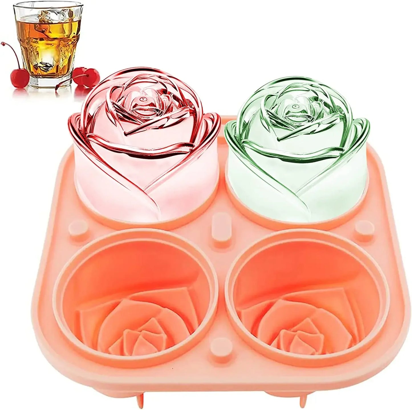 Elegant Floral Ice Molds™
