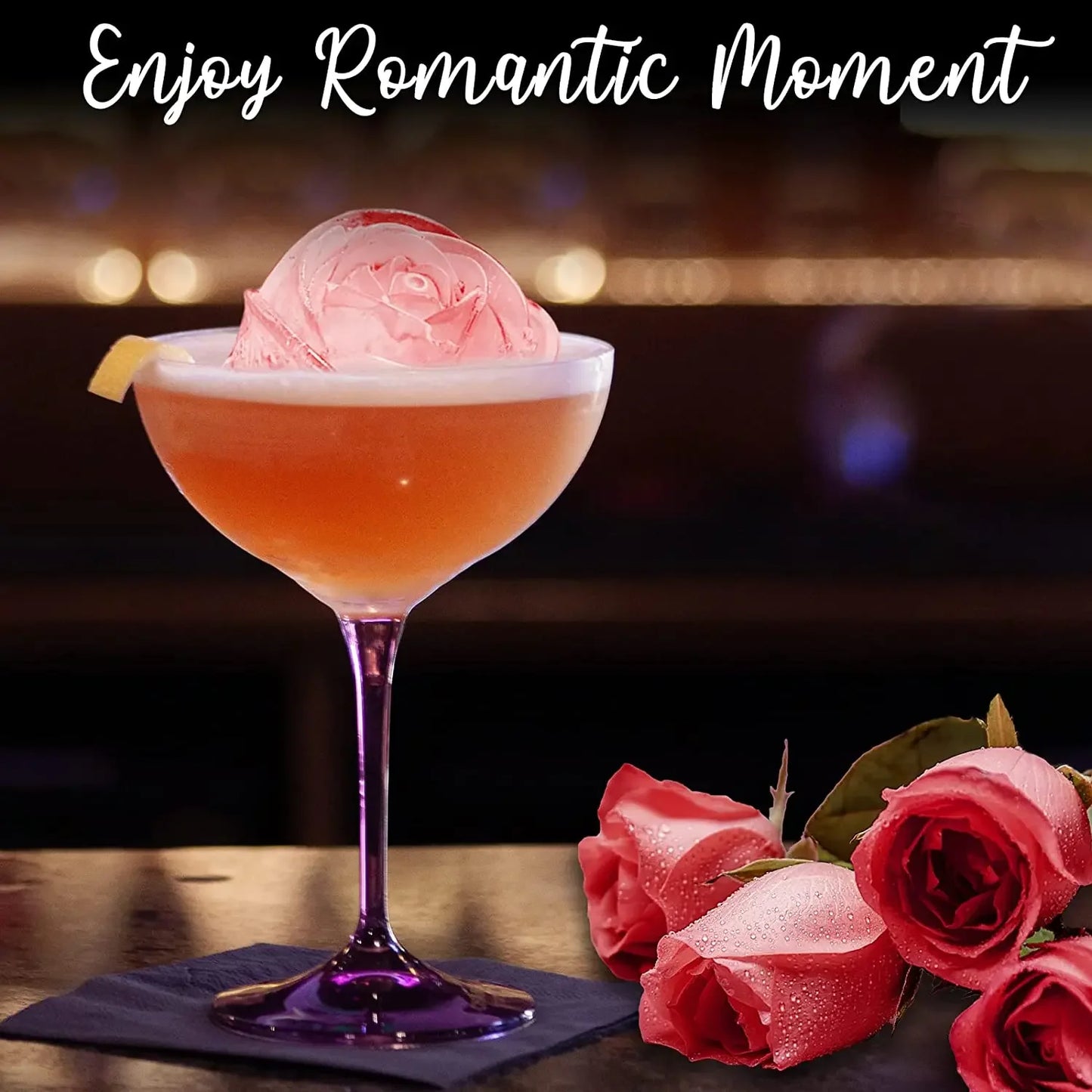 Elegant Floral Ice Molds™