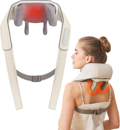 Neck & Shoulder Massager with Heat – Ergonomic Design for Ultimate Comfort