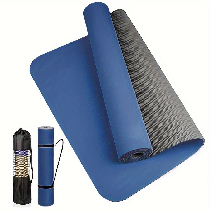 Premium 2-Layer Yoga Mat – Non-Slip, Soft &amp,Thick for All Workouts