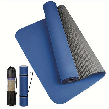 Premium 2-Layer Yoga Mat – Non-Slip, Soft &amp,Thick for All Workouts