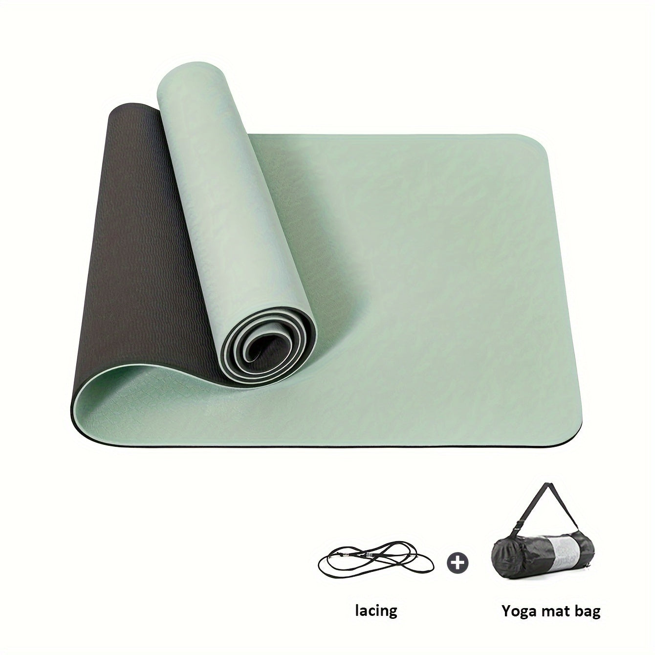 Premium 2-Layer Yoga Mat – Non-Slip, Soft &amp,Thick for All Workouts