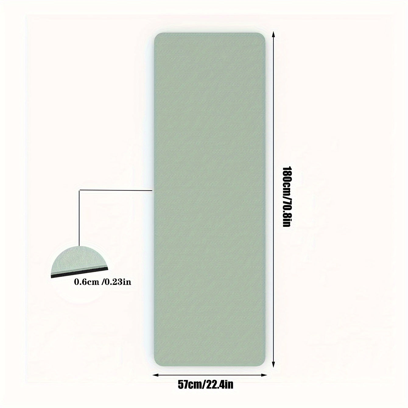Premium 2-Layer Yoga Mat – Non-Slip, Soft &amp,Thick for All Workouts